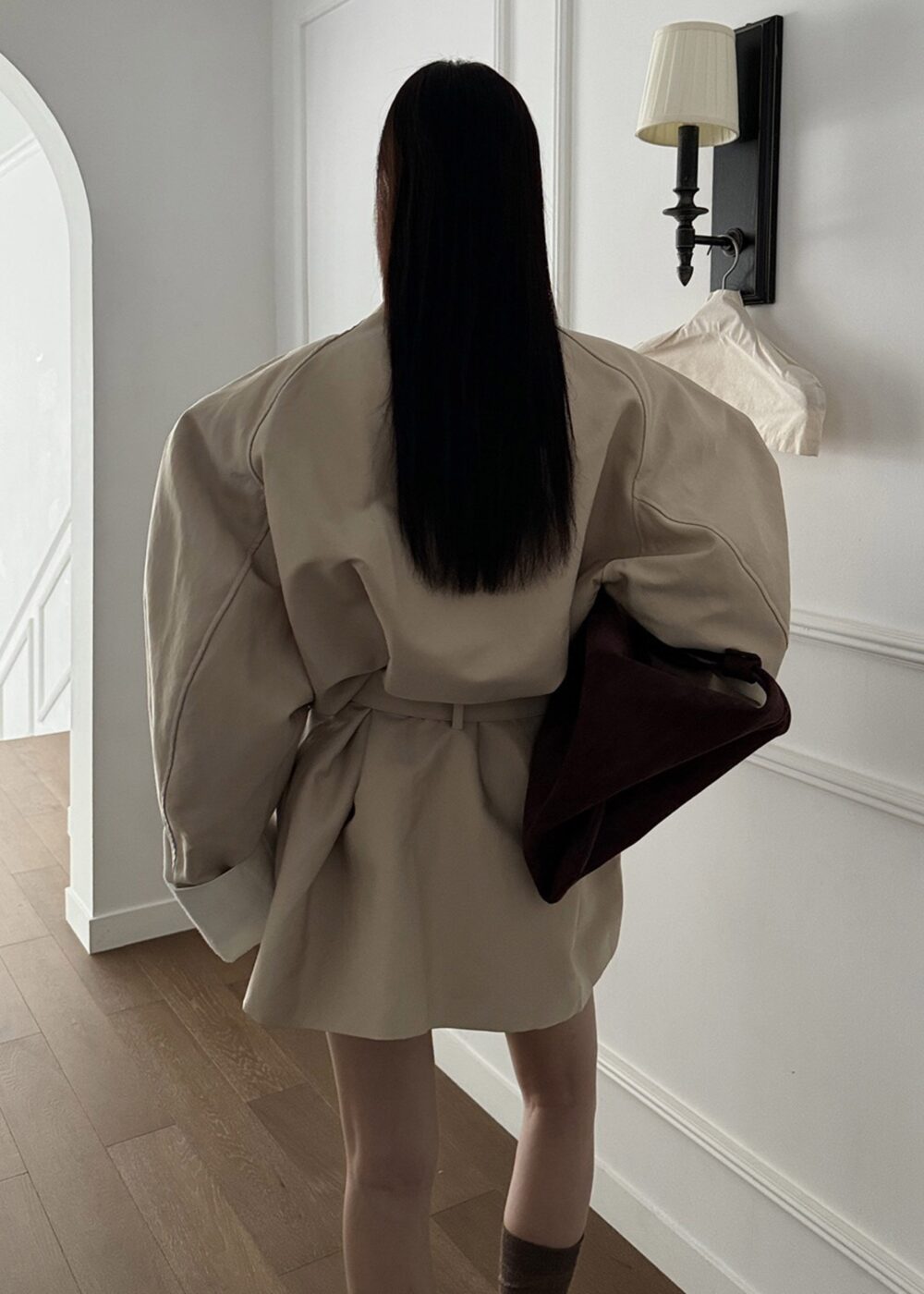 Alberta Short Trench - Beige - Image 14