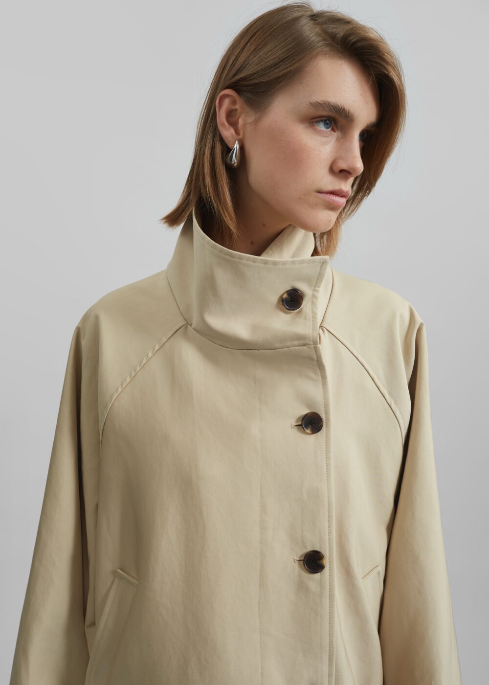 Alberta Short Trench - Beige - Image 4