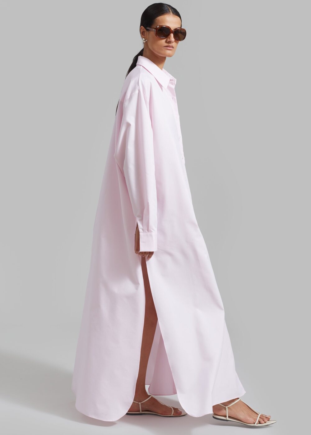 Avery Shirt Dress - Petal - Image 7