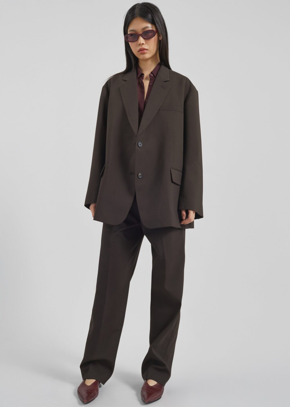 Bea Suit Pants - Dark Espresso - Image 5