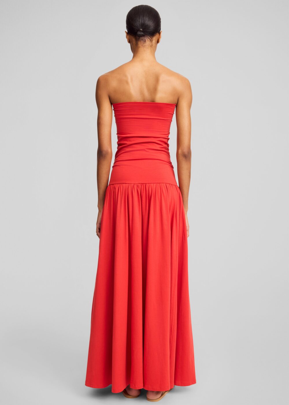 By Malene Birger Marciella Dress - Pompeian Red - Image 3