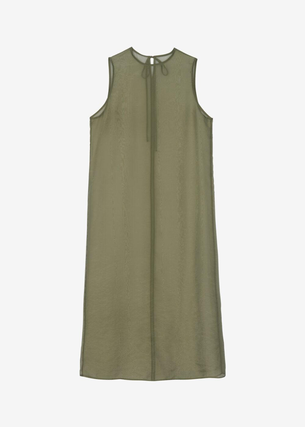 Corindi Sheer Organza Dress - Olive - Image 9