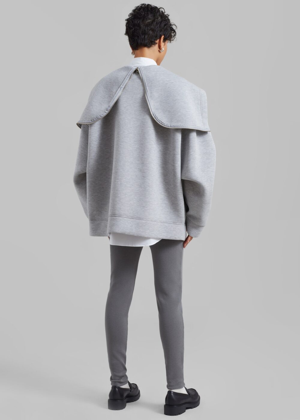 Denton Oversized Hoodie - Grey - Image 9