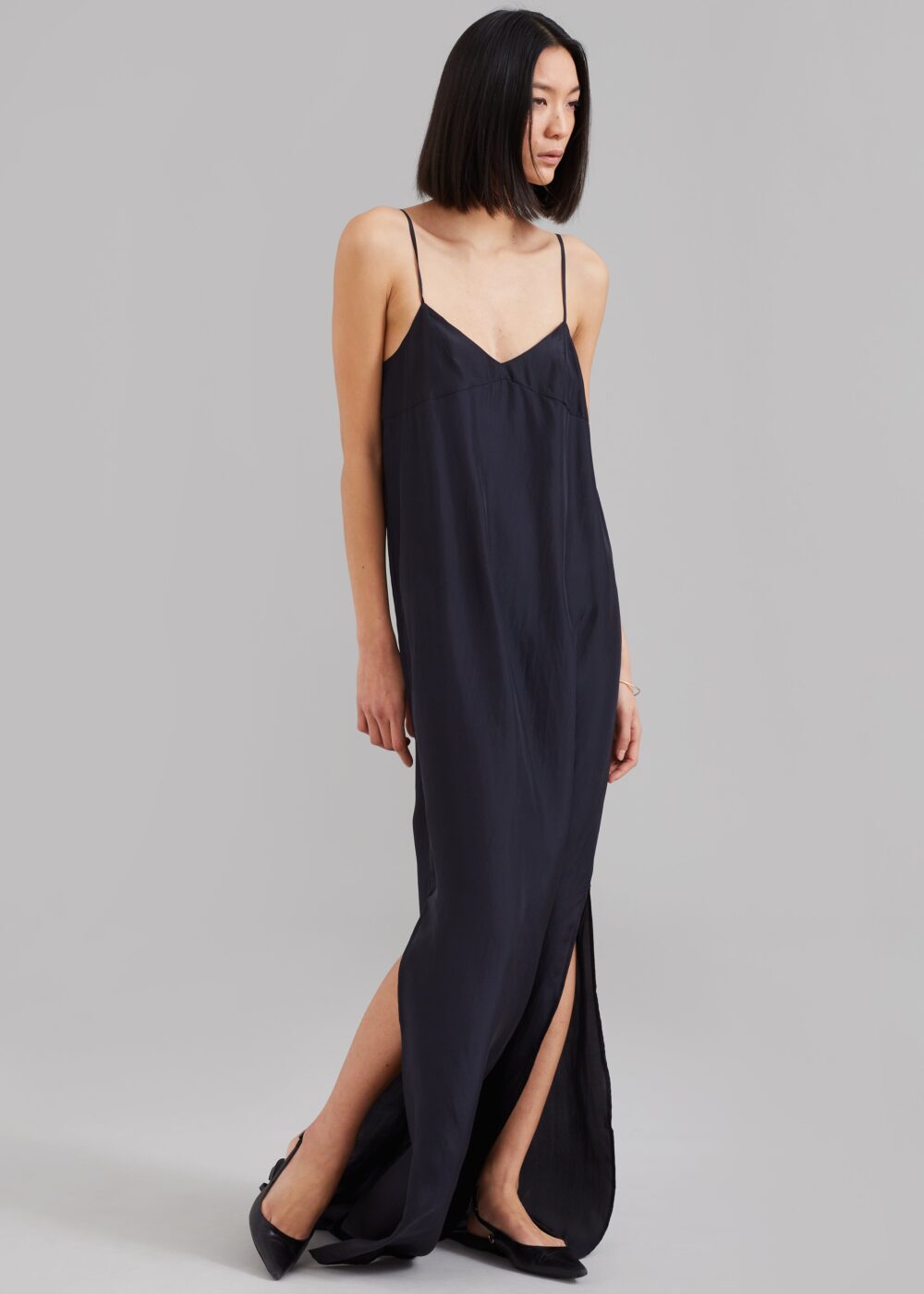 Dylana Sleeveless Maxi Dress - Navy - Image 4