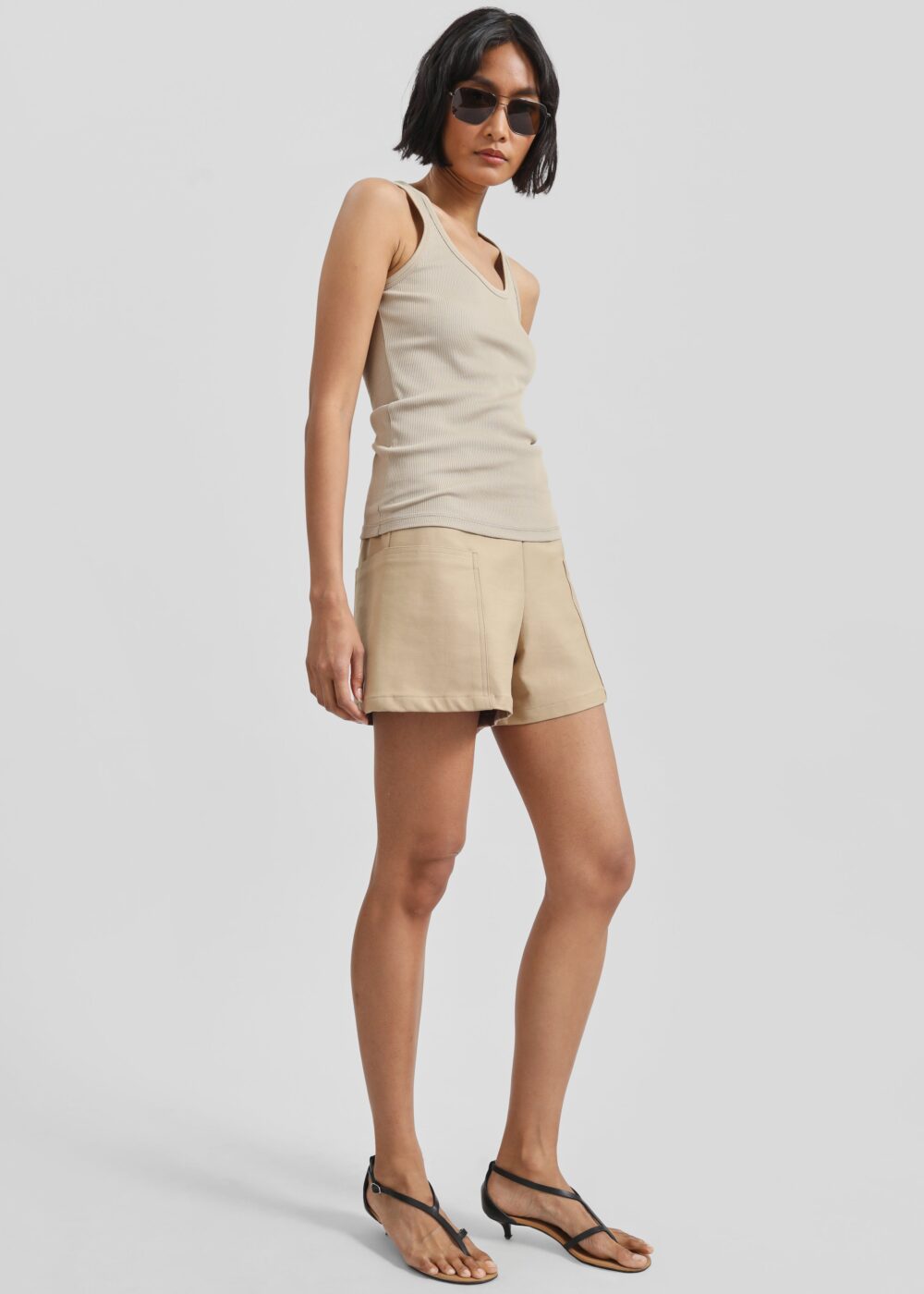 Elson Tank Top - Beige - Image 5