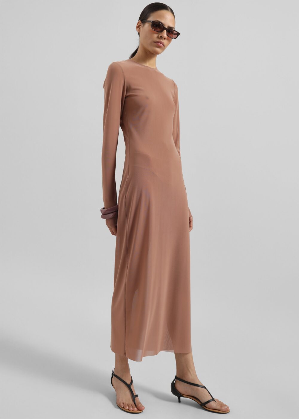 Gudu Dress #04 - Brown - Image 4