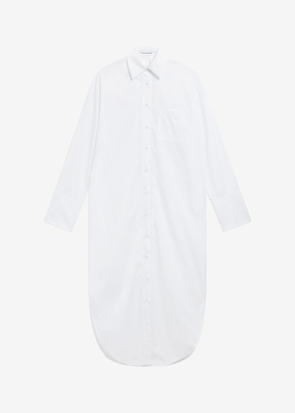 Helena Shirt Dress - White - Image 7