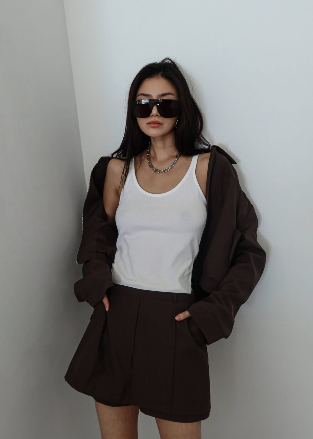 Hyde Skort - Brown - Image 10
