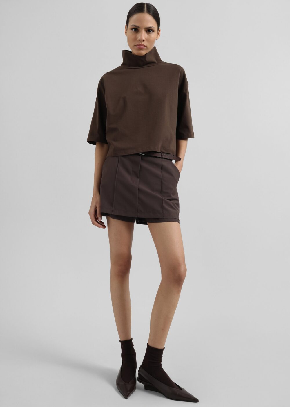 Hyde Skort - Brown - Image 4