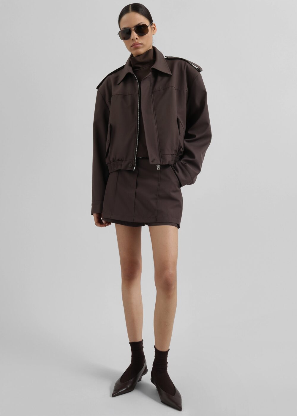 Hyde Skort - Brown - Image 9