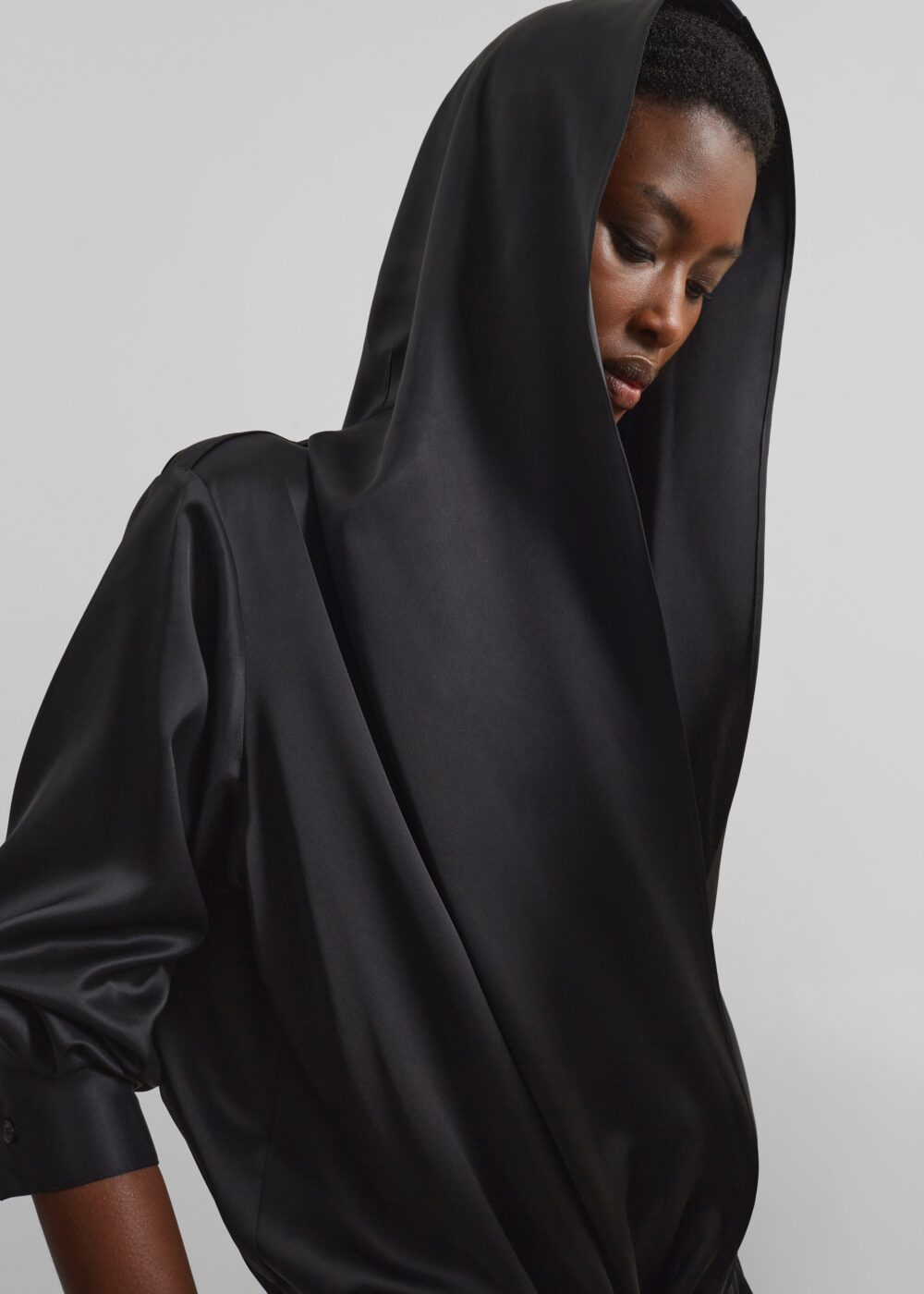 Jesmond Hooded Jumpsuit - Black - Image 4