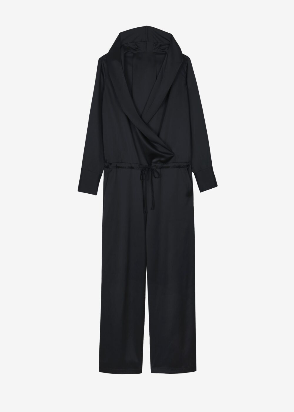Jesmond Hooded Jumpsuit - Black - Image 8