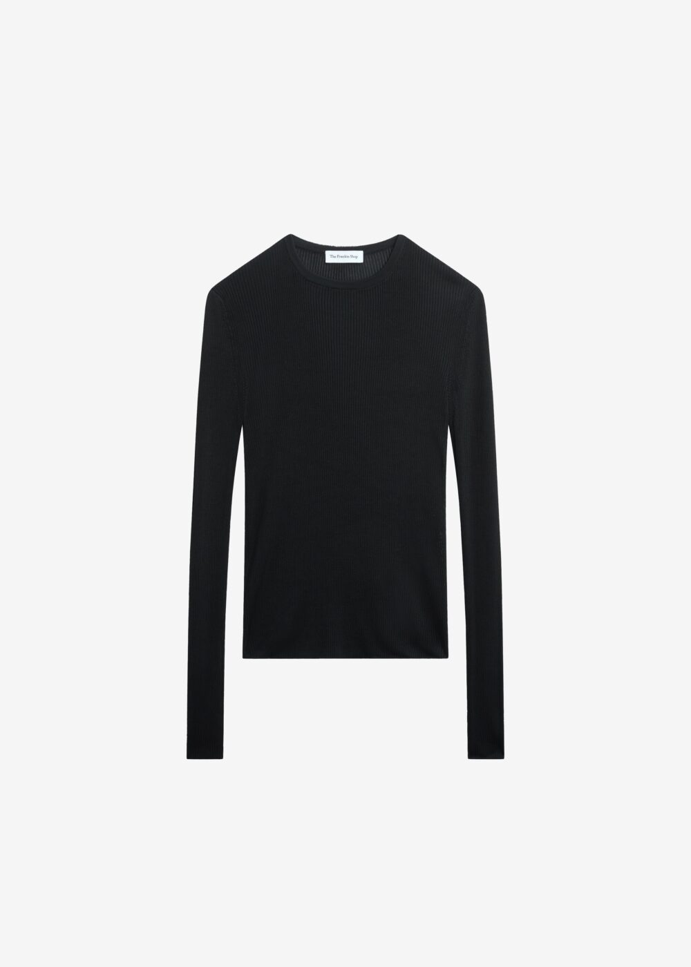 Kazel Thin Knit Top - Black - Image 7