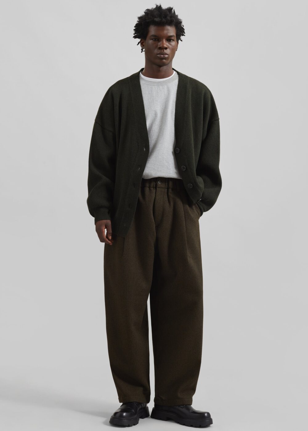Ledbury Cardigan - Khaki - Image 8