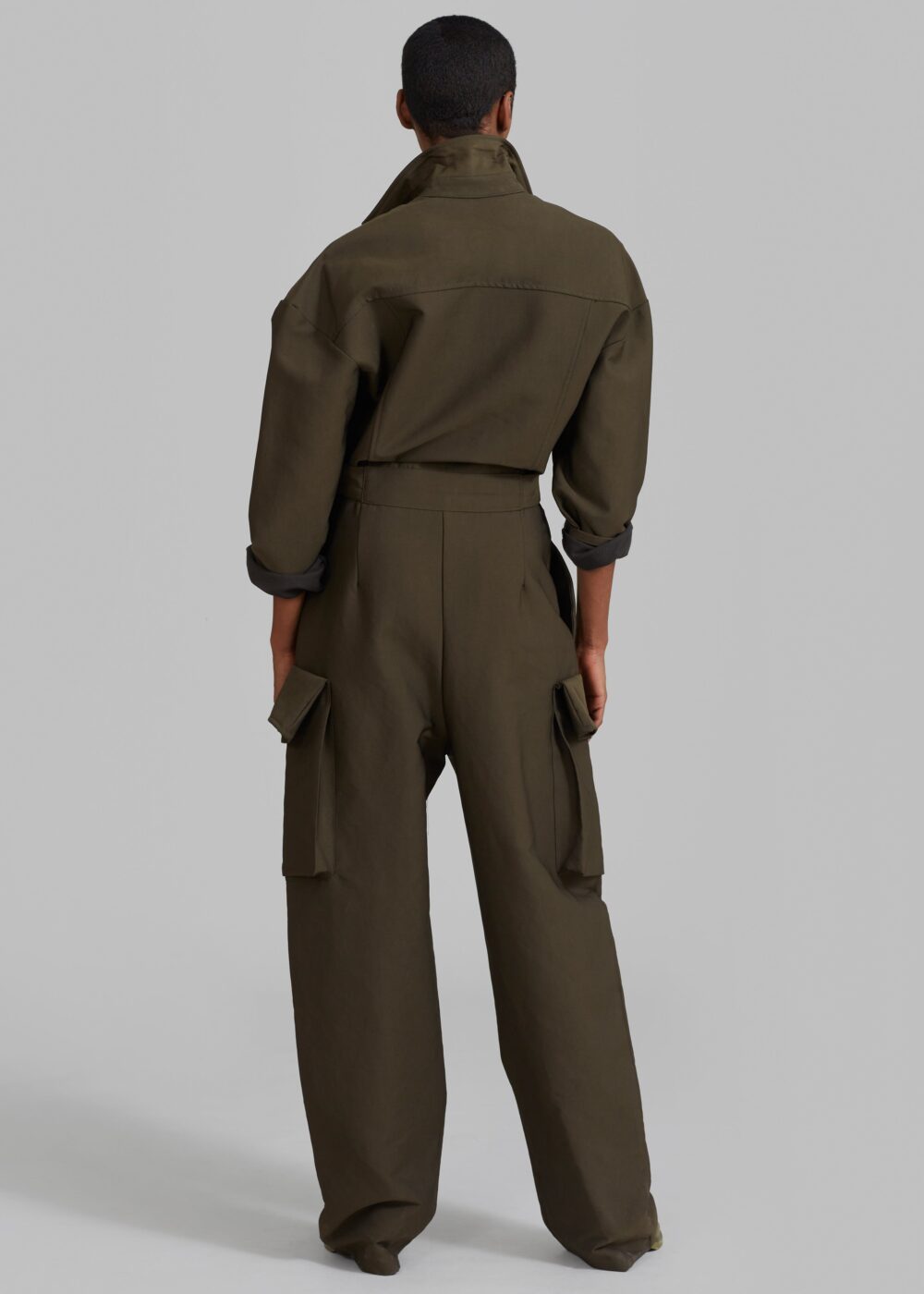 Linda Jumpsuit - Dark Olive - Image 9