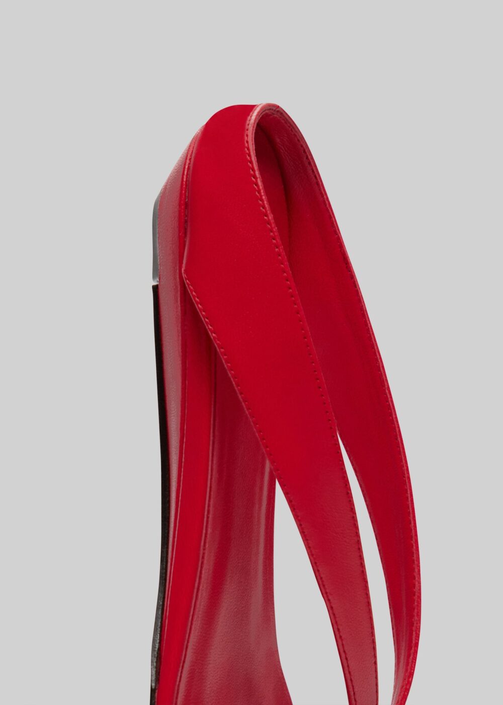 Loulou de Saison Coda Nappa Leather Sandals - Tomato - Image 4