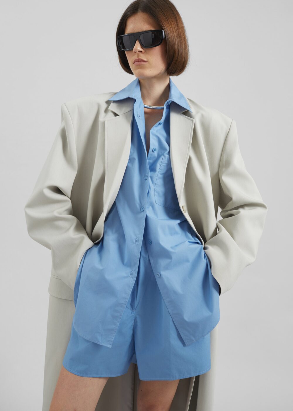 Lui Organic Cotton Shirt - Blue - Image 10