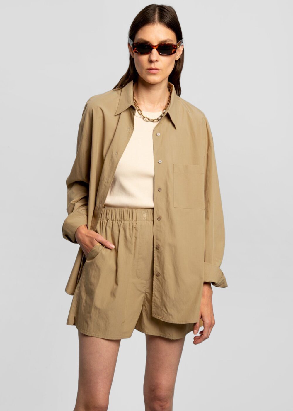 Lui Organic Cotton Shirt - Sahara - Image 7