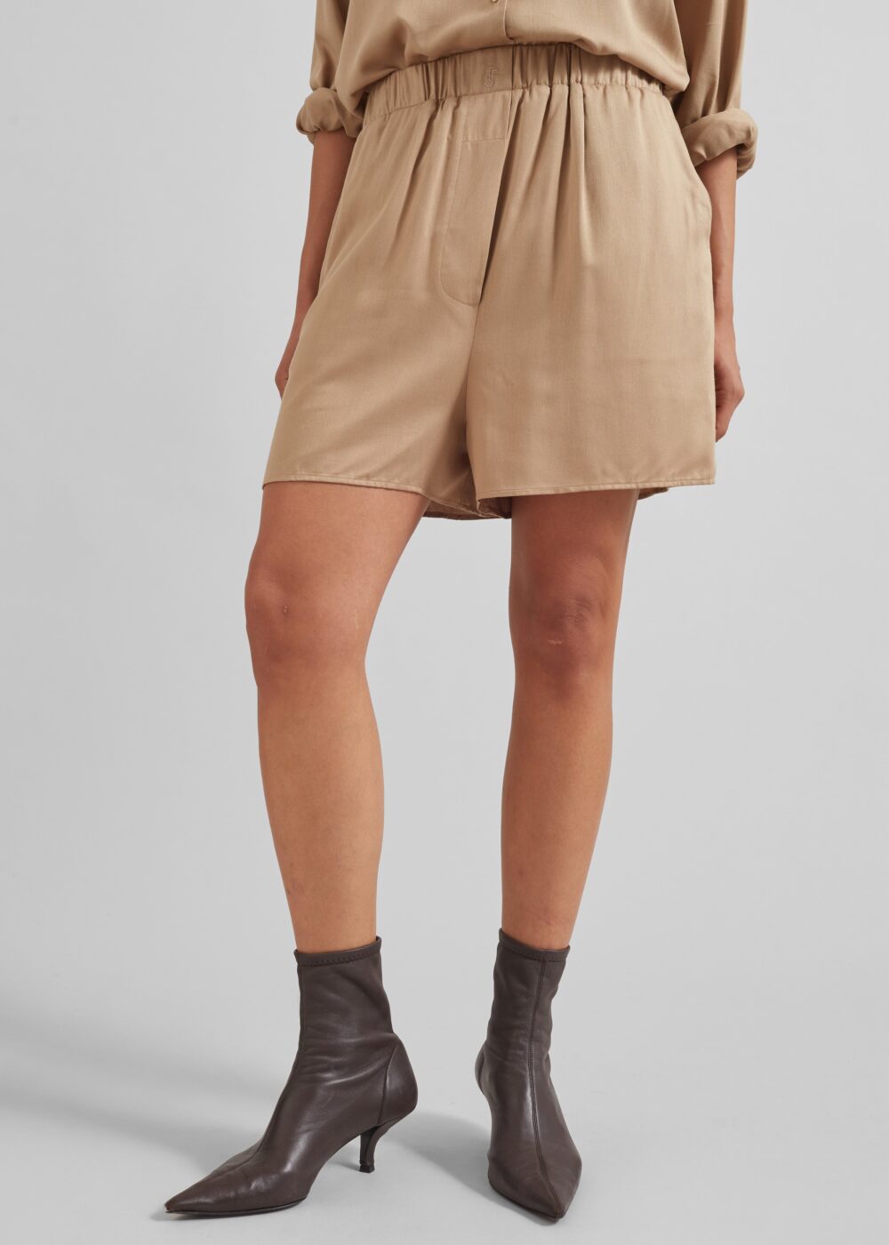 Lui Soft Boxer Shorts - Beige - Image 3