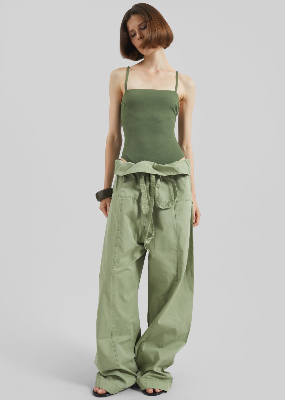Matteau Fisherman Drawcord Pants - Oregano - Image 4