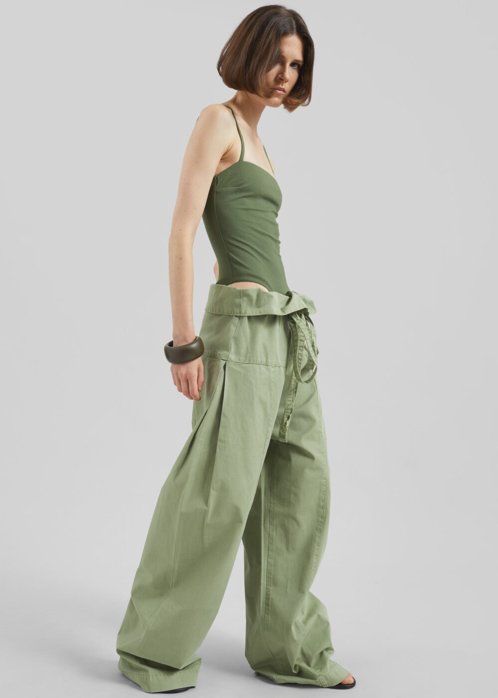 Matteau Fisherman Drawcord Pants - Oregano - Image 5