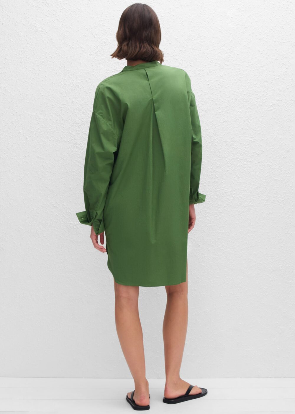 Matteau Popover Mini Shirt Dress - Cactus - Image 6