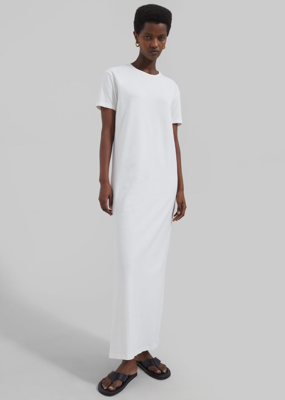 Maya T-Shirt Dress - White - Image 4