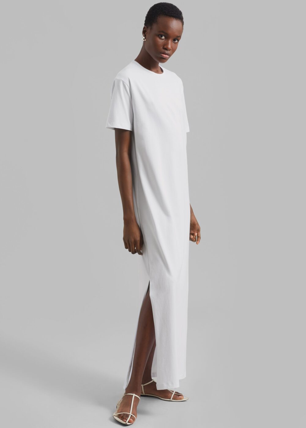 Maya T-Shirt Dress - White - Image 6