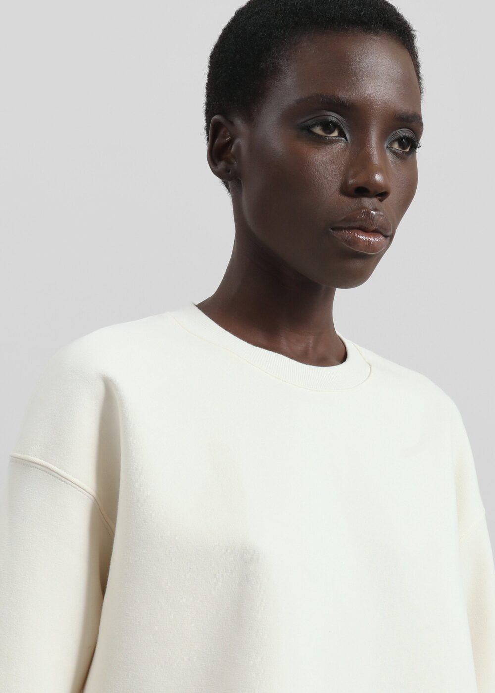 Melor Oversized T-Shirt - Cream - Image 5