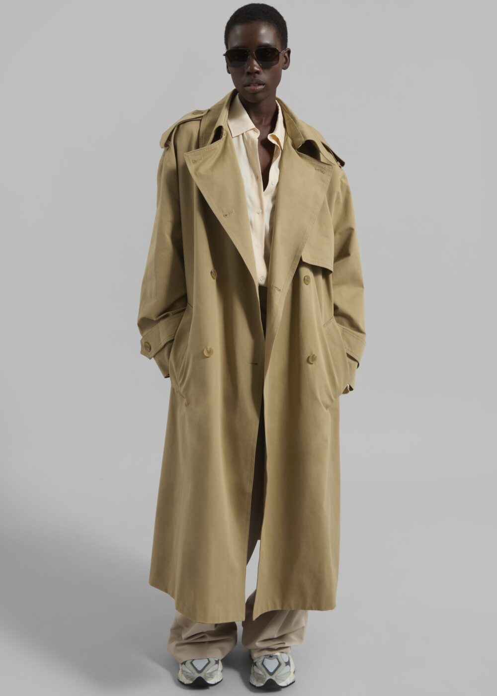 Nabesna Trench Coat - Beige - Image 4