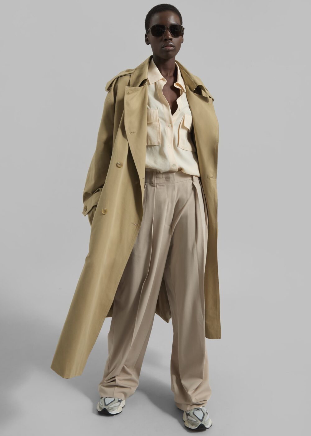 Nabesna Trench Coat - Beige - Image 3