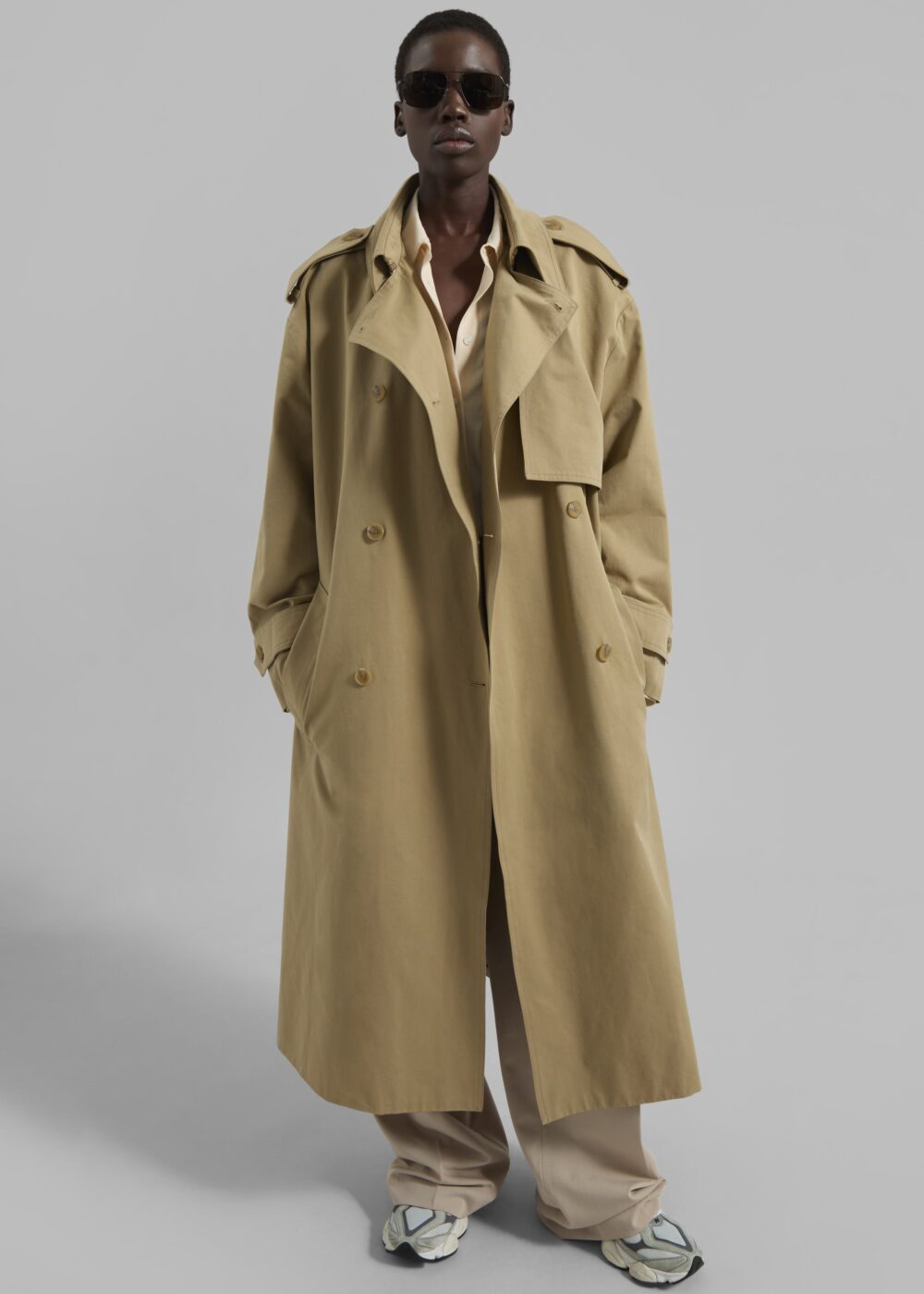 Nabesna Trench Coat - Beige - Image 6