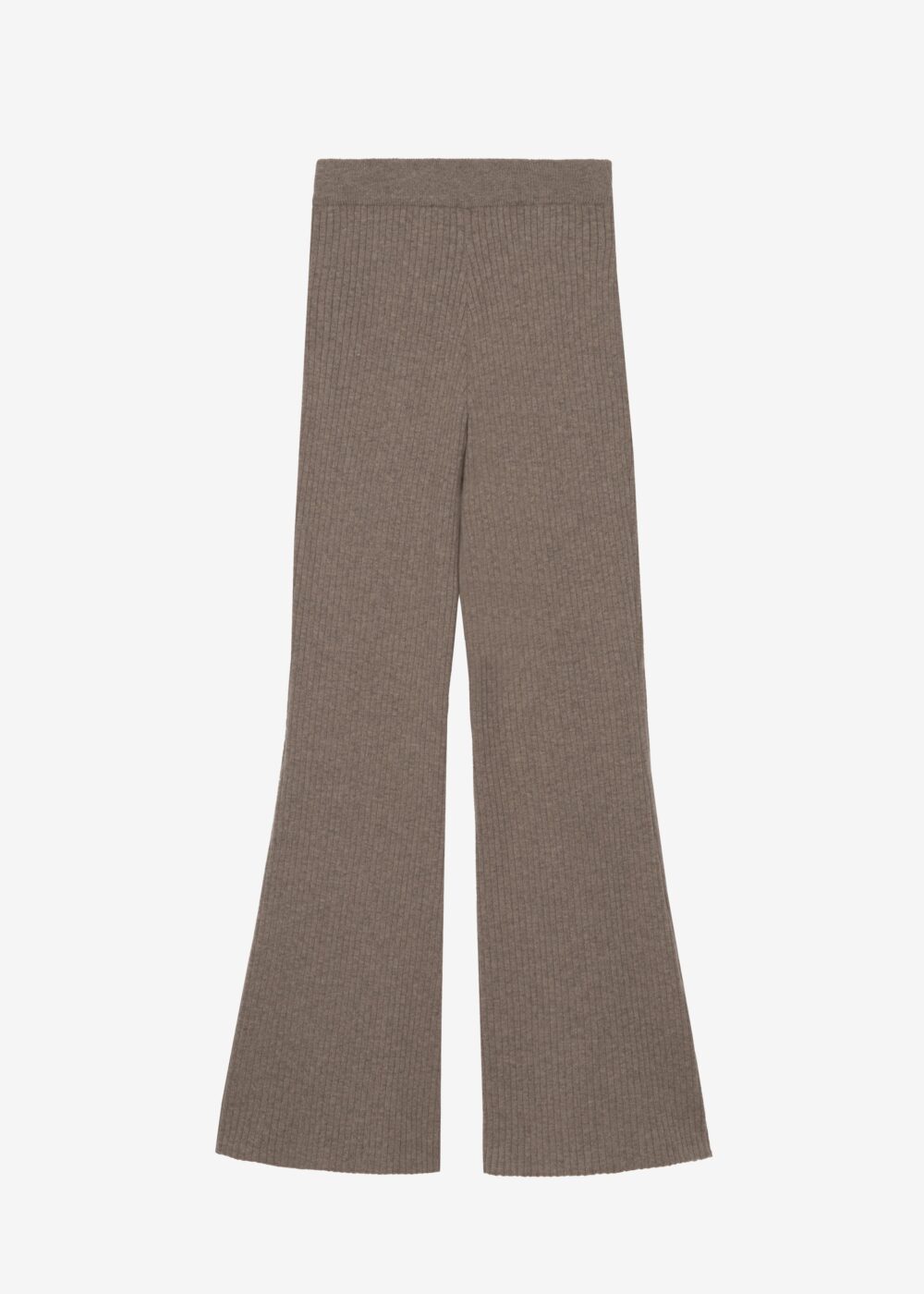 Odense Ribbed Flared Pants - Brown - Image 11