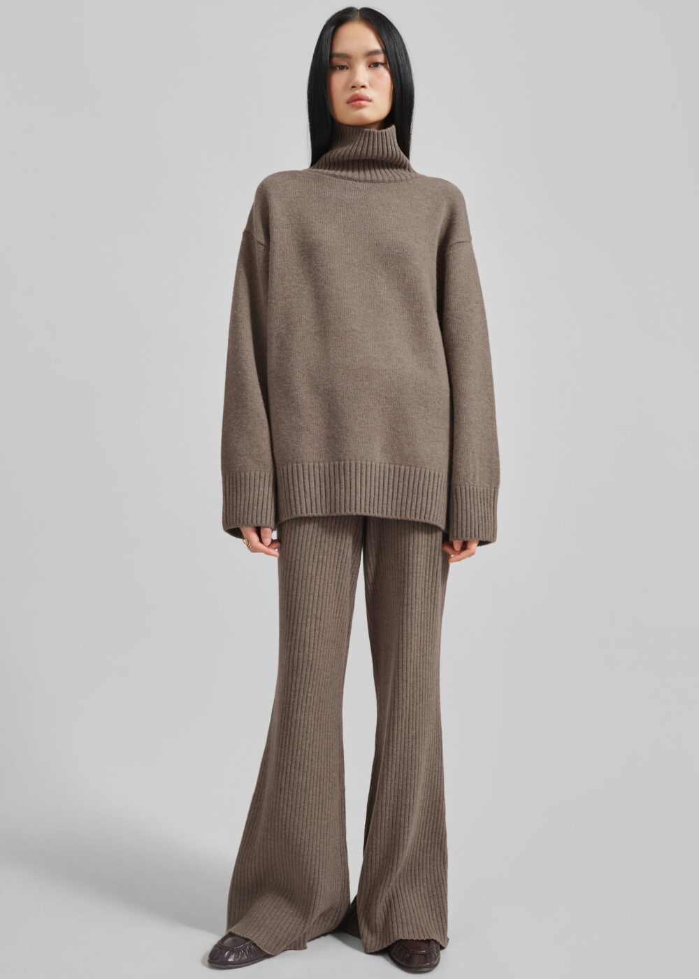 Odense Turtleneck Sweater - Brown - Image 5
