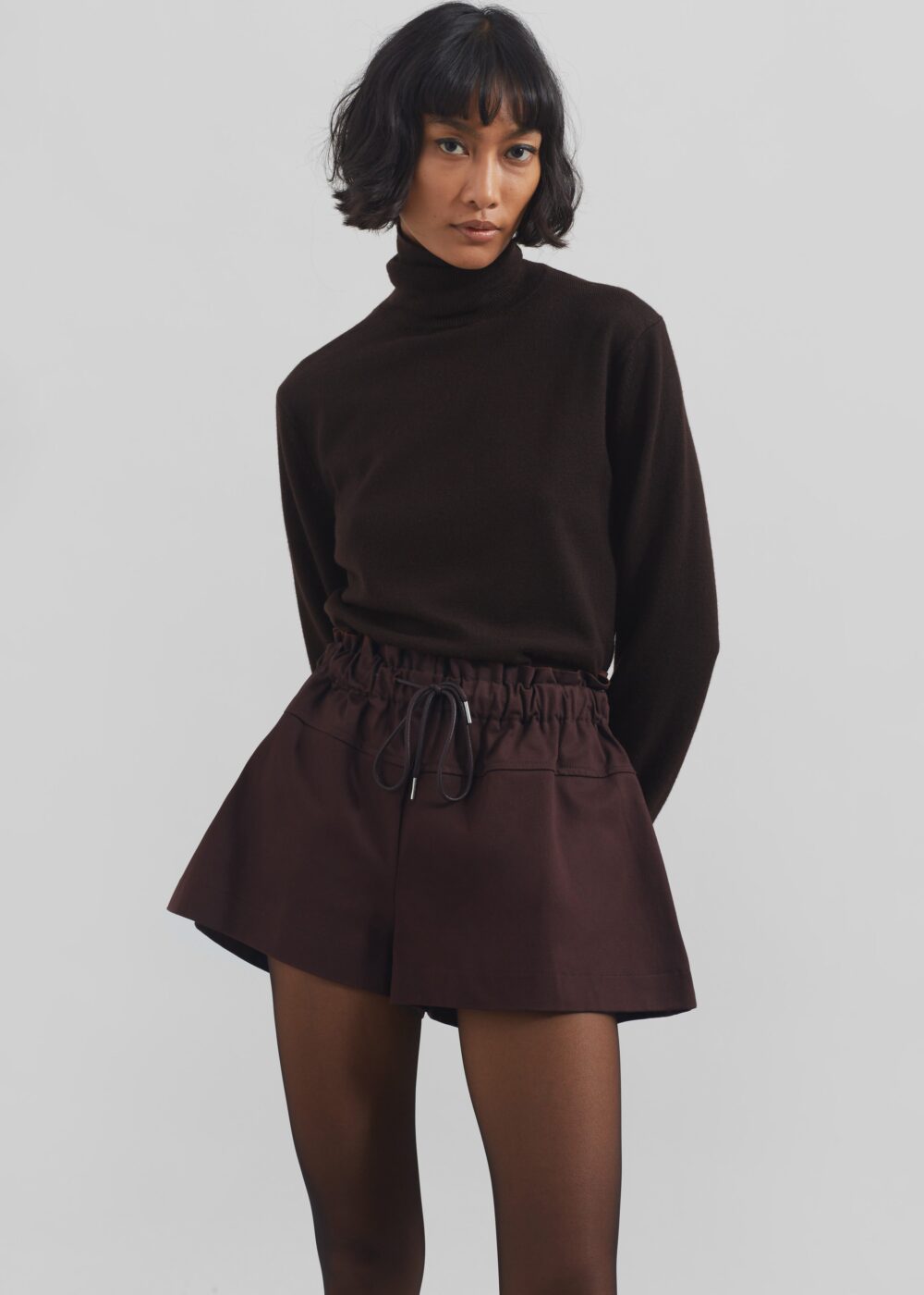 Pomona Shorts - Burgundy - Image 6
