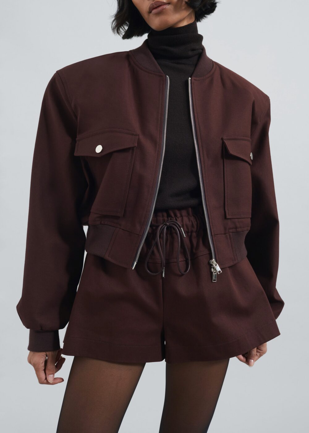 Pomona Shorts - Burgundy - Image 5