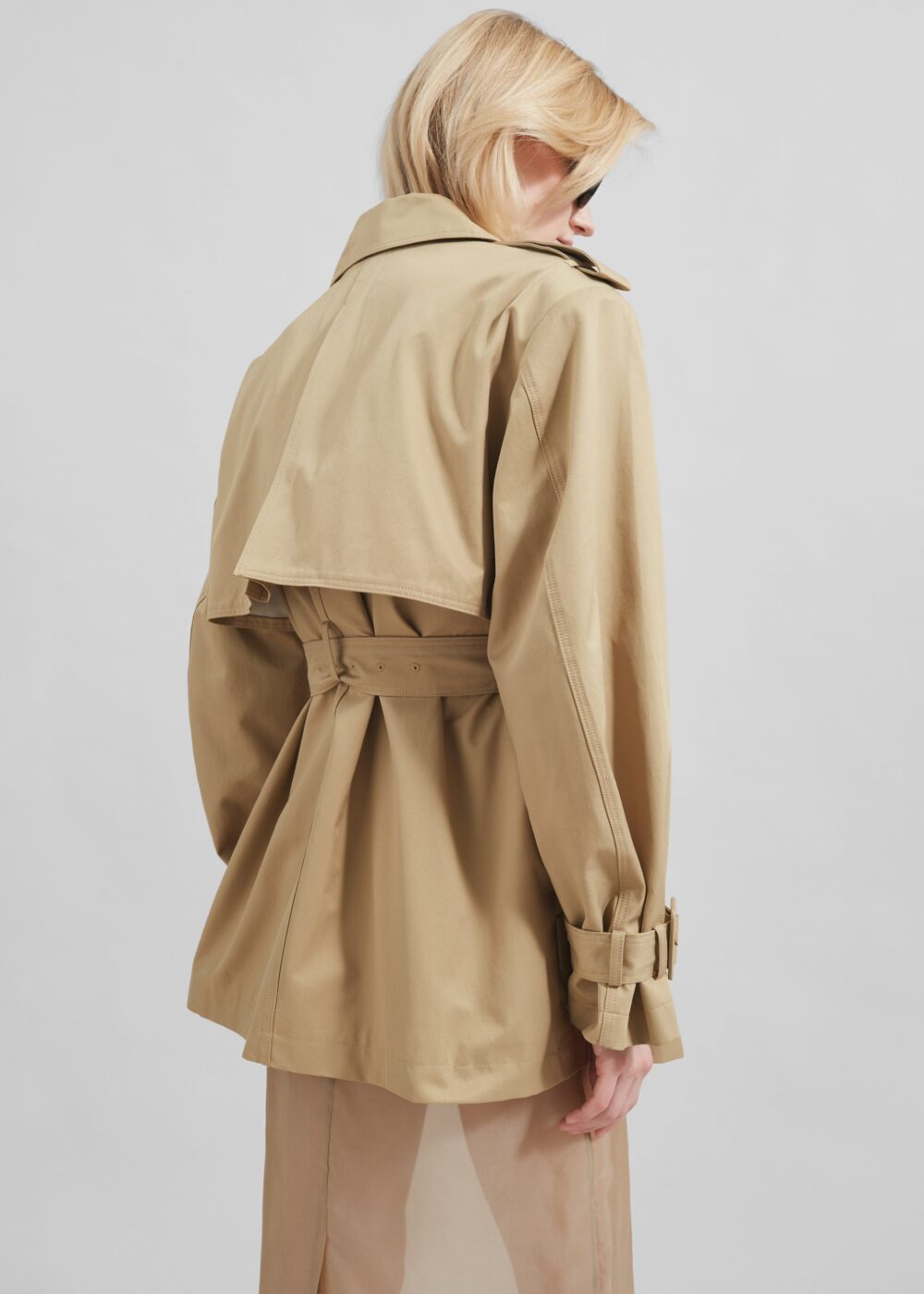 Raleigh Trench Coat - Beige - Image 14