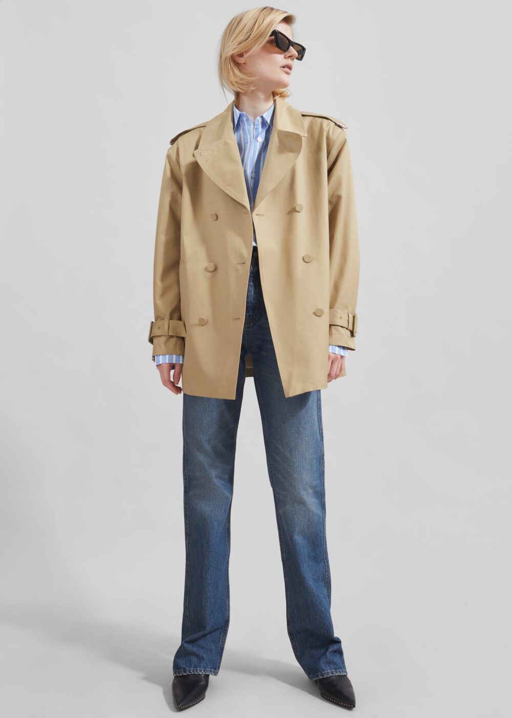 Raleigh Trench Coat - Beige - Image 6