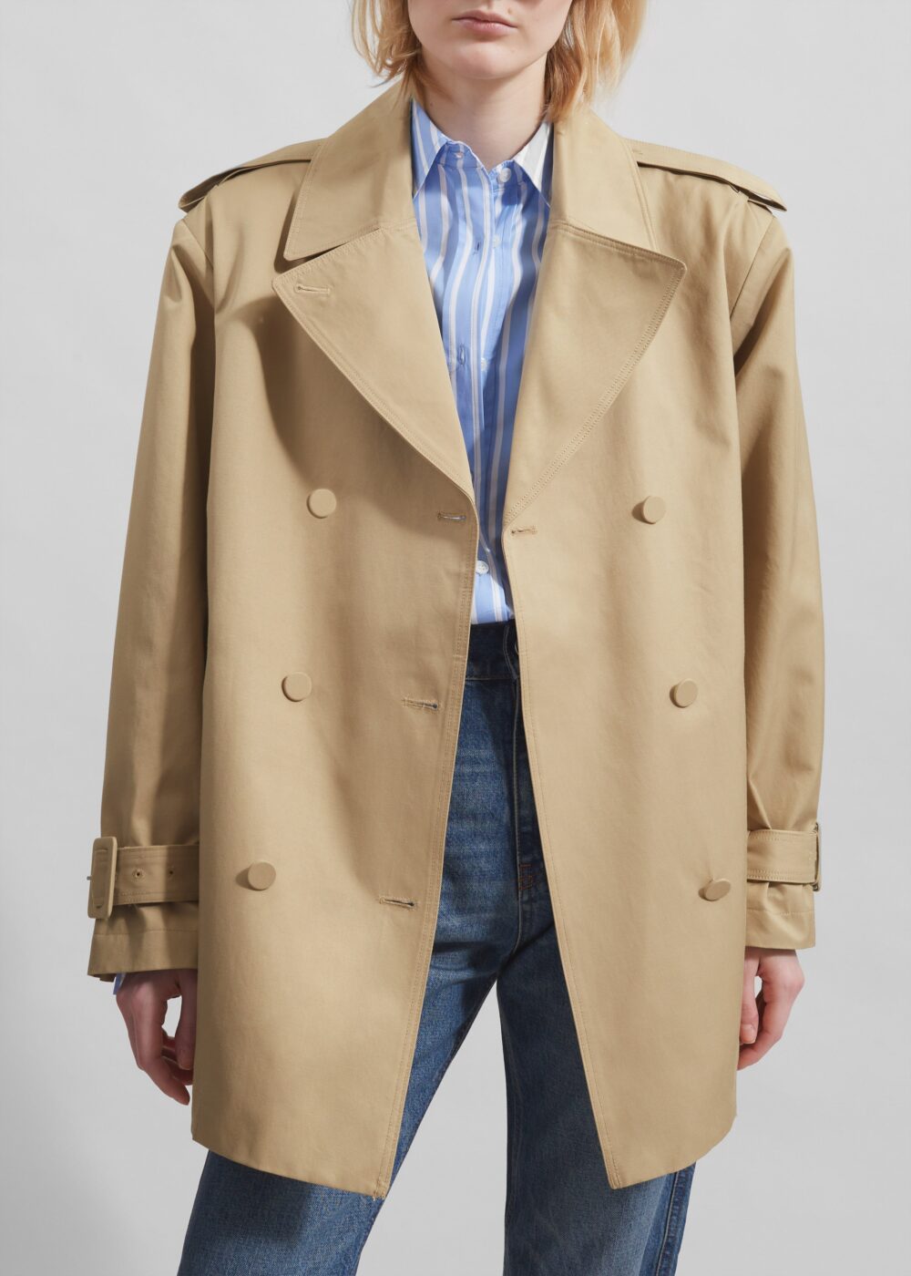 Raleigh Trench Coat - Beige - Image 8
