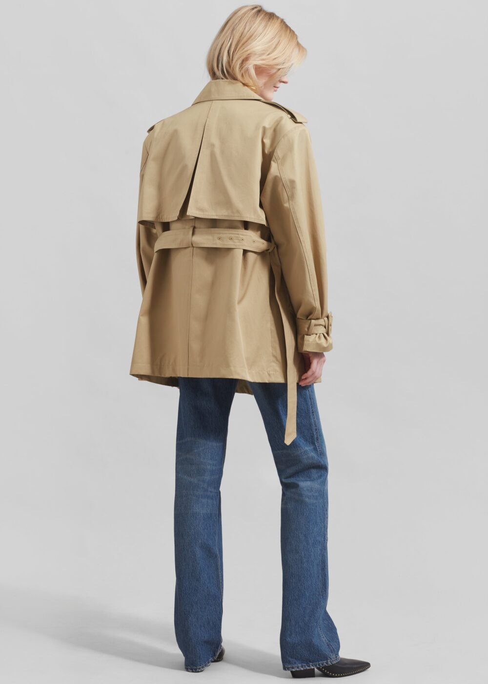 Raleigh Trench Coat - Beige - Image 13