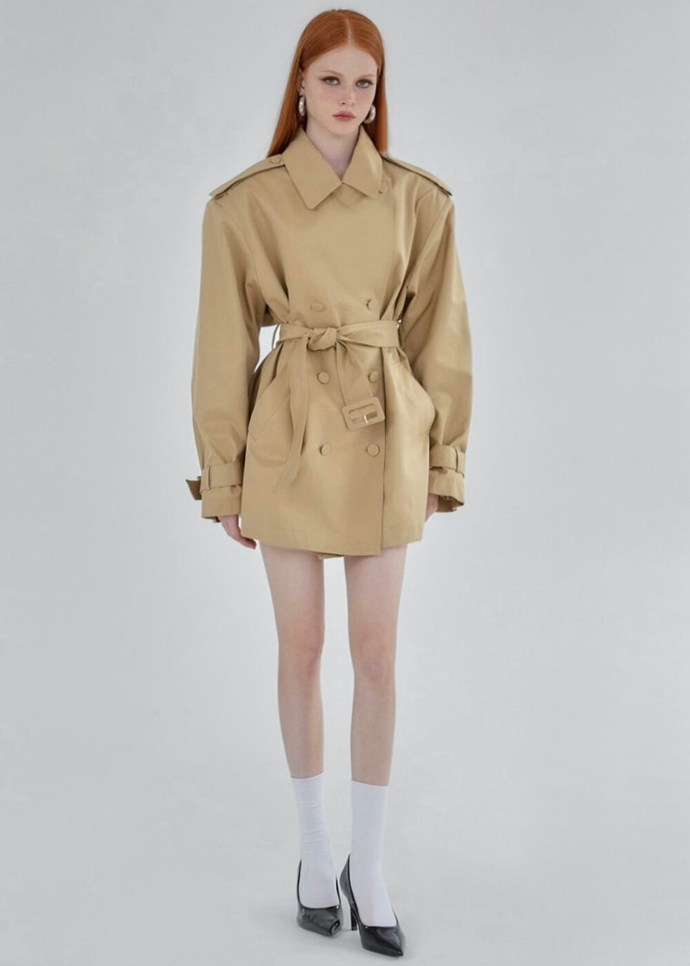 Raleigh Trench Coat - Beige - Image 12