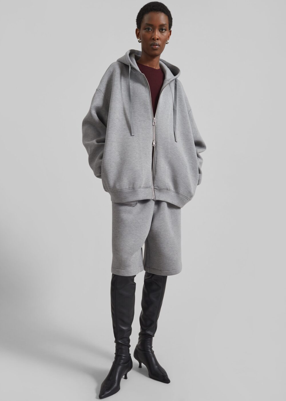 Rian Sweatshorts - Grey - Image 3