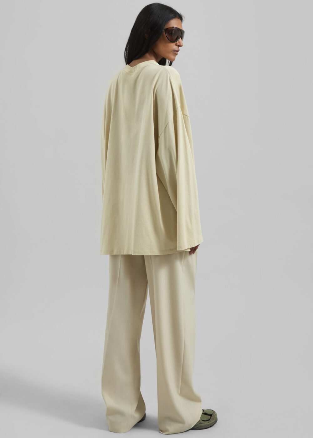 Rio Oversized Sleeve Tee - Cement - Image 6