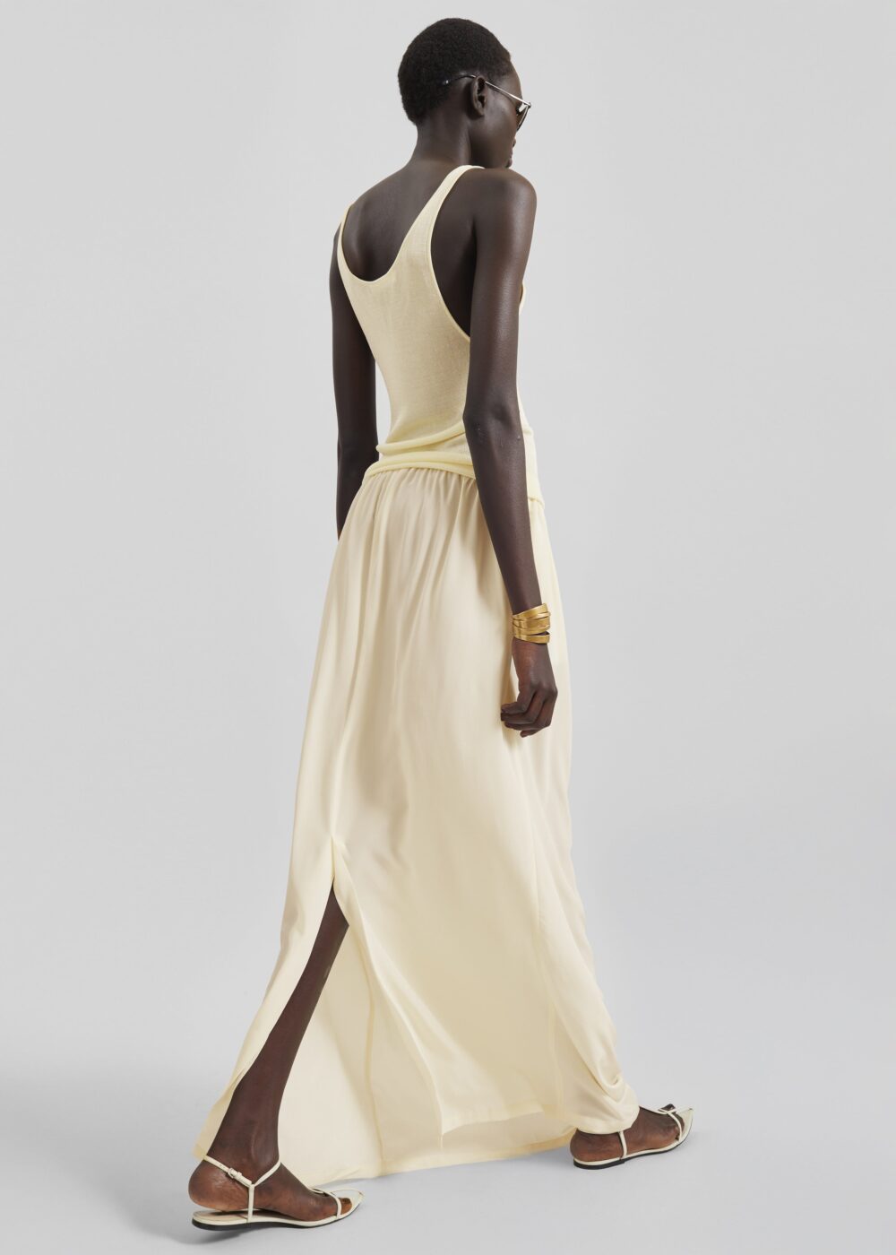 Rivo Knit Tank Top - Pale Yellow - Image 5