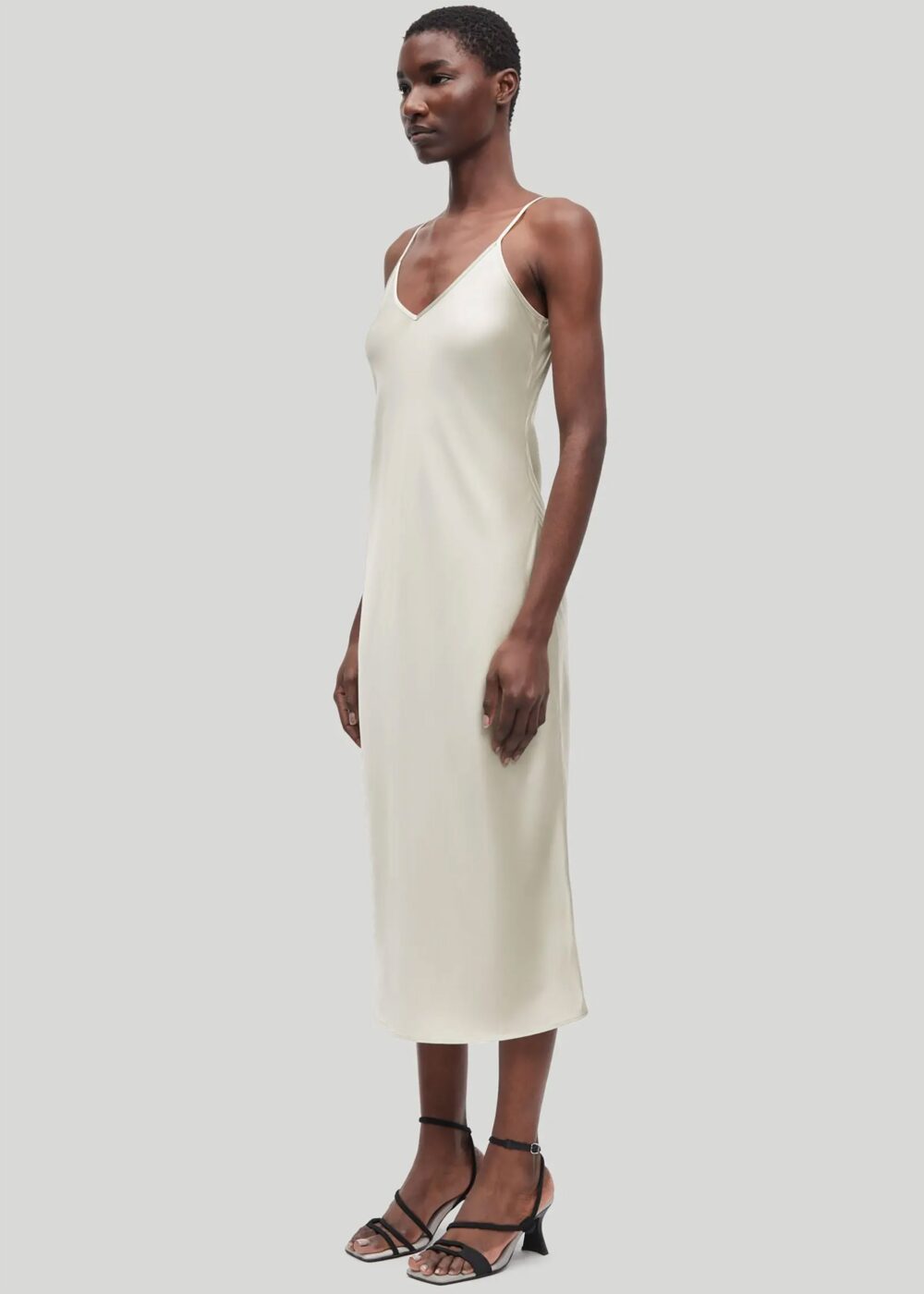 Samsøe Samsøe Sasharon Strap Dress - Agate Gray - Image 3