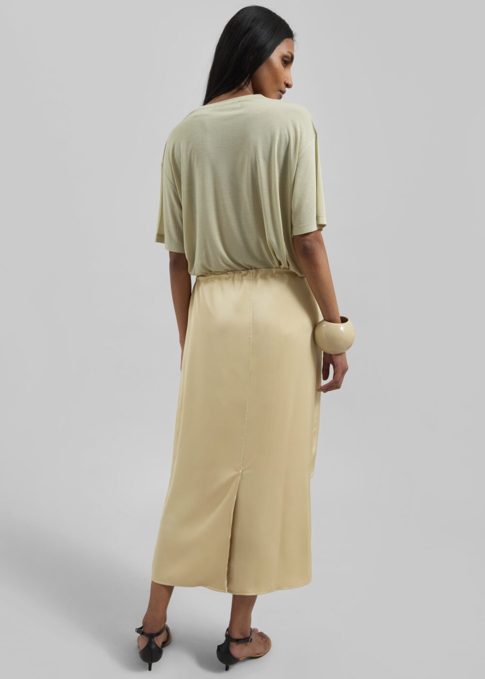 Selvan Sheer T-Shirt - Cement - Image 6