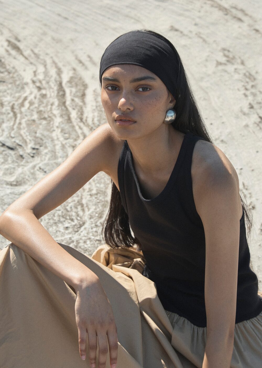 Solaqua Marlo Dress - Noir/Tan - Image 3