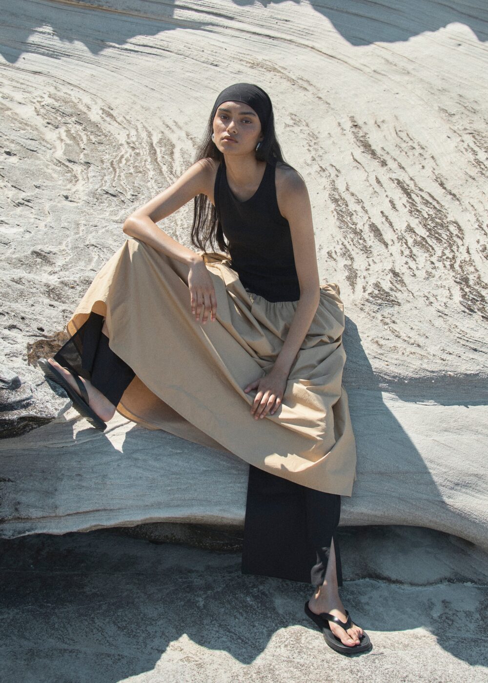 Solaqua Marlo Dress - Noir/Tan - Image 4