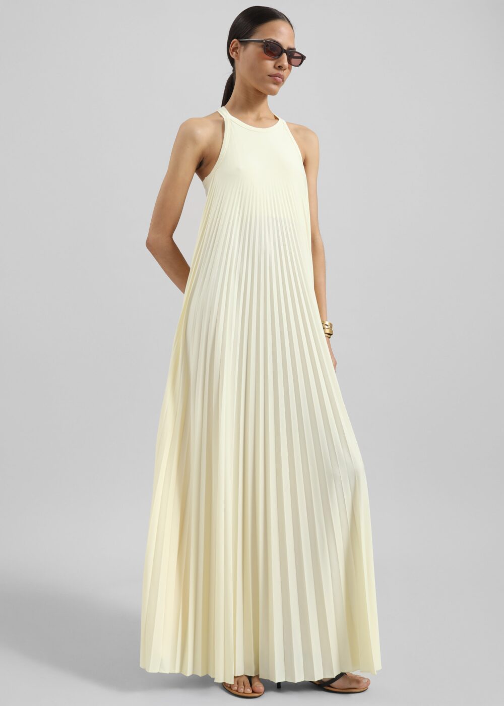 Sportmax Verdier Dress - Light Yellow - Image 6