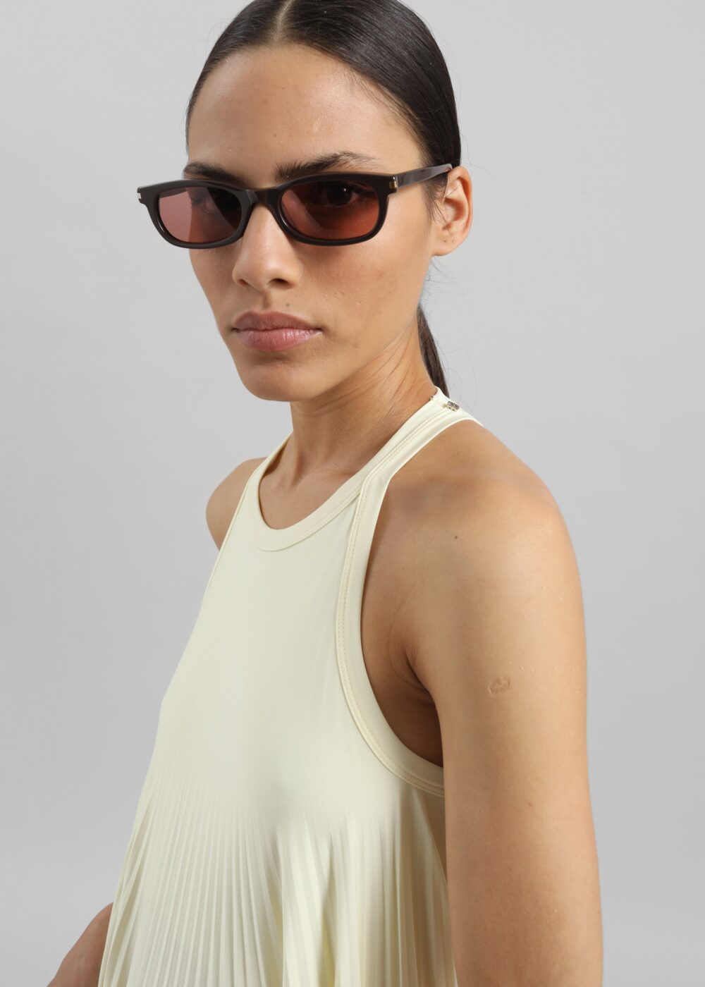Sportmax Verdier Dress - Light Yellow - Image 4